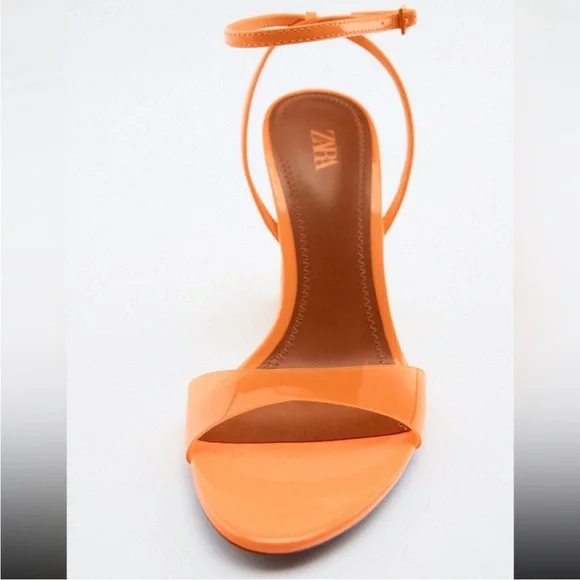 NWOT Zara Methacrylate Sandels - Picture 2 of 5